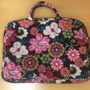 Vera Bradley laptop bag in “Mod Floral Pink”